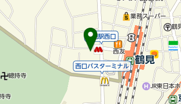三井のリハウス鶴見店の地図画像
