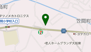 有限会社中田塗料の地図画像