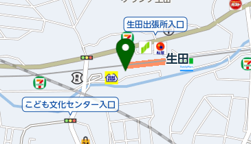 多摩英数進学教室生田校の地図画像