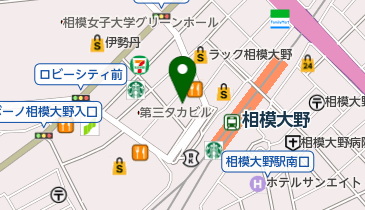 相模大野職業相談コーナーの地図画像