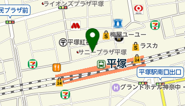 ワミレスサロンライラックの地図画像