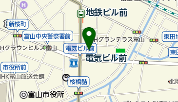 富山労働局 労働基準部 労災補償課分室の地図画像