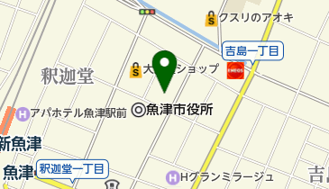 魚津市役所 水道課 業務係の地図画像