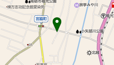 飛田理容院の地図画像