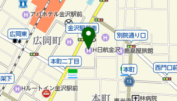 石の華の地図画像