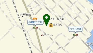 エステサロンパリス七尾店の地図画像