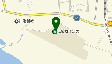 仁愛女子短期大学子どものための音楽教室の地図画像