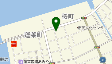 六角整骨院の地図画像