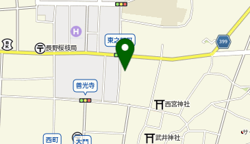長野県お葬式相談センターの地図画像
