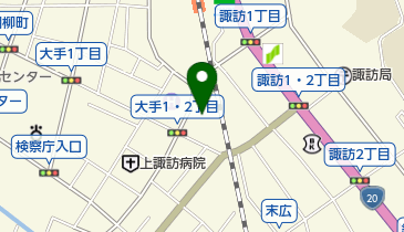 クラブプラチナ諏訪店の地図画像