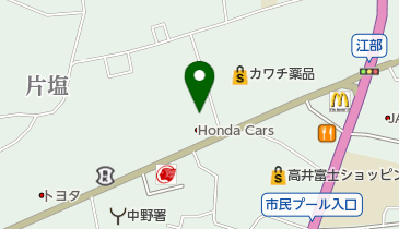 よつば中野平接骨院の地図画像