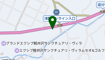 宗教法人幸福の科学軽井沢支部の地図画像