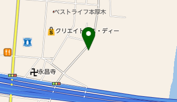 ヘアーサロンメグの地図画像