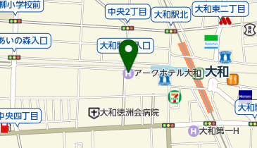THB神奈川大和店の地図画像