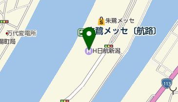 朱鷺メッセ ホテル日航新潟の地図画像