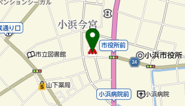 明治安田生命小浜出張所の地図画像