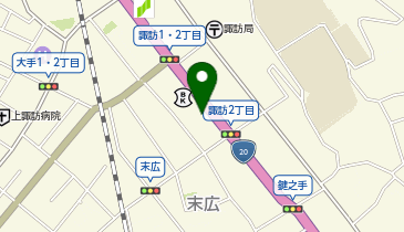 メガネのナガタ 諏訪補聴器センターの地図画像