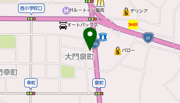 ペットショップ犬の家長野塩尻店の地図画像