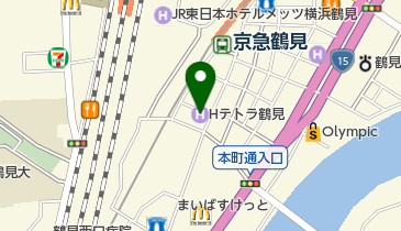 ヘアーサロン椿の地図画像