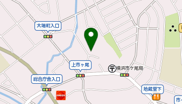 廣田新聞店 市ケ尾店の地図画像