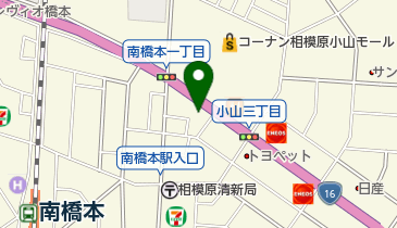 スガナミ楽器南橋本ヤマハ中古ピアノショップの地図画像