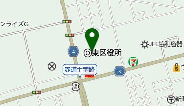 くらしの保険室・東区役所店の地図画像