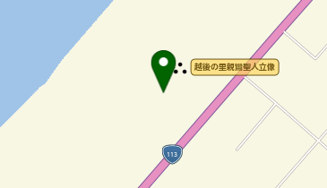 越後の里親鸞聖人西方の湯の地図画像