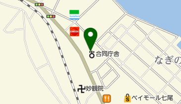 金沢地方法務局七尾支局 総務係の地図画像