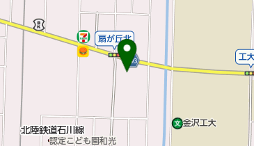 DUO金沢工大前店の地図画像