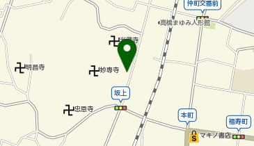有限会社鷲森神仏壇店本店の地図画像