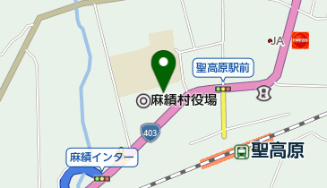 麻績村 中央公民館の地図画像