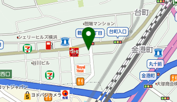 クラウドナインスタジオ横浜北口店の地図画像