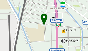 泥亀町内会館の地図画像