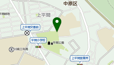 川崎市役所 こども未来局 平間こども文化センターの地図画像