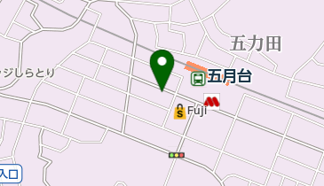 ヘアーサロンすが五月台店の地図画像