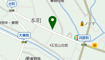 ブランシュ洋菓子店の地図画像