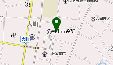 越後村上物産会の地図画像