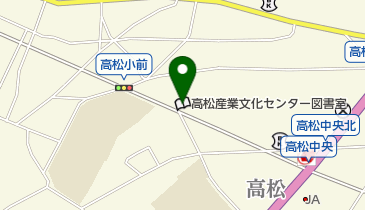 かほく市高松公民館の地図画像