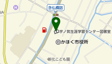 かほく市役所 かほく市教育委員会 教育センターの地図画像