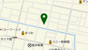 福井県民生活協同組合 江守きらめきの地図画像