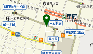 ビーウェイ甲府の地図画像