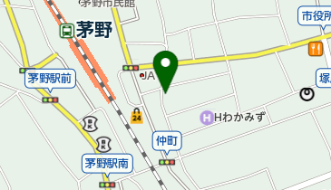 ラウンジ遥の地図画像