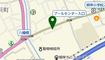小松クリーニング店の地図画像