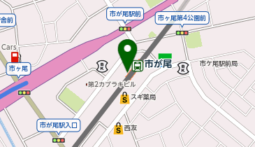 ちよだ鮨市が尾東急ストア店の地図画像