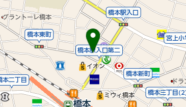 ECC外語学院橋本校の地図画像
