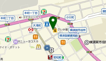 いづみや 横須賀中央店の地図画像