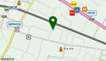 大好きや渋沢店の地図画像