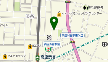 一茶大和南店の地図画像