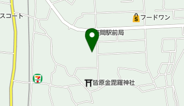 座間市役所 座間児童館の地図画像