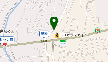 バイクのモーターロードの地図画像
